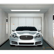 Machine room car elevator with hairless stainless steel